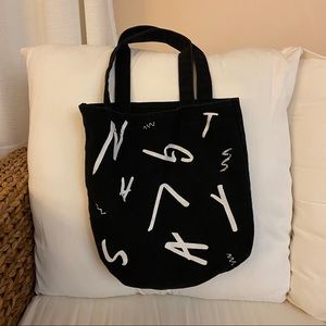 Nasty Gal Tote • Black/White